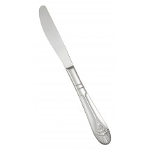 Winco 0031-18 Peacock Extra Heavy Weight Stainless Steel European Table Knife - 1 doz