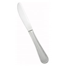 Winco 0036-08 Deluxe Pearl Heavy Weight Stainless Steel Dinner Knife - 1 doz