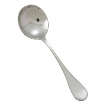 Winco 0037-04 Venice Extra Heavy Weight 18/8 Stainless Steel Bouillon Spoon - 1 doz