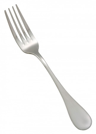 Winco 0037-05 Venice Extra Heavy Weight 18/8 Stainless Steel Dinner Fork - 1 doz
