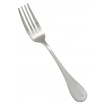 Winco 0037-05 Venice Extra Heavy Weight 18/8 Stainless Steel Dinner Fork - 1 doz