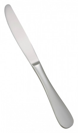 Winco 0037-08 Venice Extra Heavy Weight 18/8 Stainless Steel Dinner Knife - 1 doz