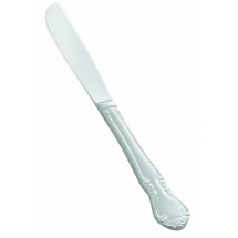 Winco 0039-08 Chantelle Extra Heavy Weight Stainless Steel Dinner Knife - 1 doz