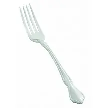 Winco 0039-11 Chantelle Extra Heavy Weight Stainless Steel European Table Fork - 1 doz
