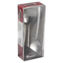 Winco 0081-04 Dominion Heavy Weight Stainless Steel Bouillon Spoon - 2 doz