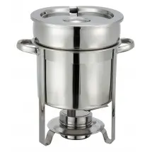 Winco 207 Stainless Steel Soup Warmer 7 Qt.