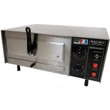 Winco 54016 Benchmark Stainless Steel Countertop Pizza Oven with 16&quot; x 3&quot; Opening, 120V