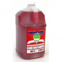 Winco 72002 Benchmark Snow Cone Syrup, Cherry, 1 Gallon