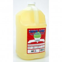 Winco 72004 Benchmark Snow Cone Syrup, Lemon, 1 Gallon