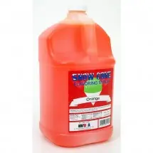 Winco 72011 Benchmark Snow Cone Syrup, Orange, 1 Gallon
