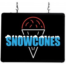 Winco 92003 Benchmark Ultra-Brite LED &quot;Snow Cones&quot; Sign, 120V