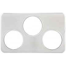 Winco ADP-666 Adaptor Plate With Three 6-3/8&quot; Holes