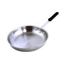 Winco AFP-12A-H Gladiator Natural Finish Aluminum Fry Pan with Sleeve 12&quot;