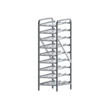 Winco ALCR-9 Full Size 9-Tier Stationary Can Storage Rack, KD