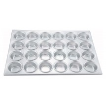 Winco AMF-24 24-Cup Aluminum Muffin Pan
