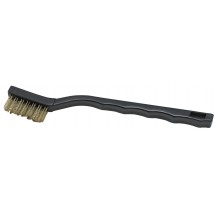 Winco BR-7B Mini-Scratch Utility Brush with Brass Wire 7&quot;