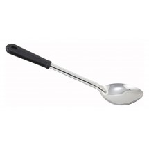 Winco BSOB-11 Stainless Steel Solid Basting Spoon with Bakelite Handle 11&quot;