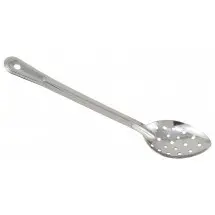 Winco BSPN-15 Prime One-Piece Stainless Steel Perforated Basting Spoon 15&quot;