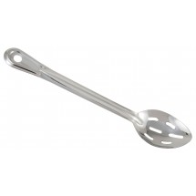 Winco BSSN-15 Prime One-Piece Stainless Steel Slotted Basting Spoon 15&quot;