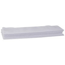 Winco BTM-16W White Microfiber Towel 16"