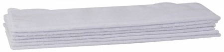 Winco BTM-16W White Microfiber Towel 16"