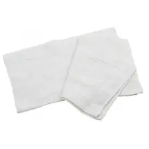 Winco BTW-30 White Cotton Bar Towel 16" x 19" - 1 doz