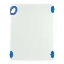Winco CBN-1520BU StatikBoard Cutting Board with Hook, Blue 15&quot;x 20&quot; x 1/2&quot;