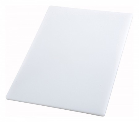 Winco CBWT-1520 White Plastic Cutting Board 15