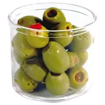 Winco CJ-7P Plastic Condiment Jar 7 oz. - 1 doz