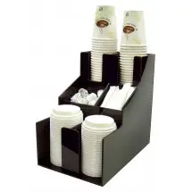 Winco CLSO-2T 3 Tier 2 Stack Cup and Lid Organizers