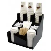 Winco CLSO-3T 3 Tier 3 Stack Cup and Lid Organizers