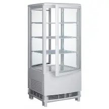 Winco CRD-1 White Countertop Refrigerated Beverage Display