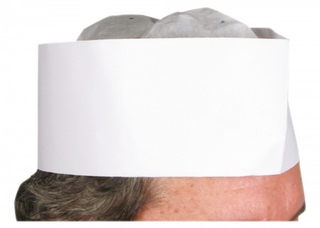 Winco DCH-3 Disposable Chef Hat 3"
