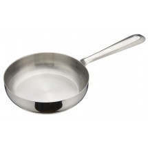 Winco DCWC-103S Stainless Steel Mini Fry Pan 5&quot; Dia x 1-1/8&quot; H