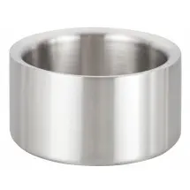 Winco DWCC-5 Solid Satin Finished Stainless Steel Double-Wall Wine Coaster 5&quot;