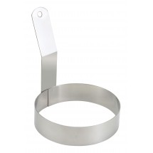 Winco EGR-4 Round Egg Ring with Handle 4&quot;