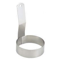 Winco EGR-3 Round Egg Ring with Handle 3&quot;