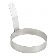 Winco EGR-5 Round Egg Ring with Handle 5&quot;