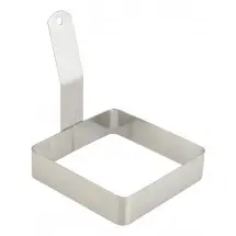 Winco EGRS-44 Square Egg Ring with Handle 4&quot;