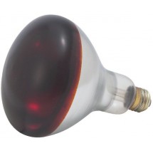 Winco EHL-BR 250 Watt Red Replacement Heat Lamp Bulb