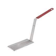 Winco FB-PS Fry Basket Press with 11" Red Handle