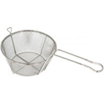 Winco FBRS-11 Round Mesh Wire Fry Basket 10-1/2&quot;