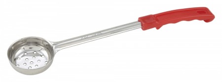 Winco FPP-2 Stainless Steel Red Perforated Food Portioner 2 oz.
