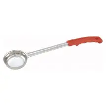 Winco FPS-2 Stainless Steel Red Solid Food Portioner 2 oz.
