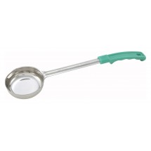 Winco FPS-4 Stainless Steel Green Solid Food Portioner 4 oz.