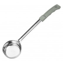 Winco FPSN-4 Prime One-Piece Stainless Steel Solid Food Portioner, Gray 4 oz.