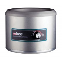 Winco FW-11R500 Round Food Warmer / Cooker, 11 Qt., 120V, 1250 W