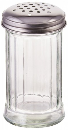 Winco G-103 Sugar Pourer with Perforated Top 12 oz. - 1 doz