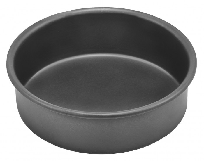 Winco HAC-062 Deluxe Hard Anodized Aluminum Round Cake Pan 6" x 2"