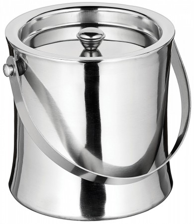 Winco ICB-60 Stainless Steel Double-Wall Ice Bucket 60 oz.